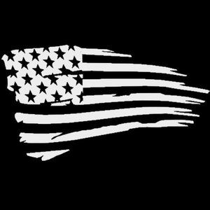 Vinyl Decal for Window - American Flag